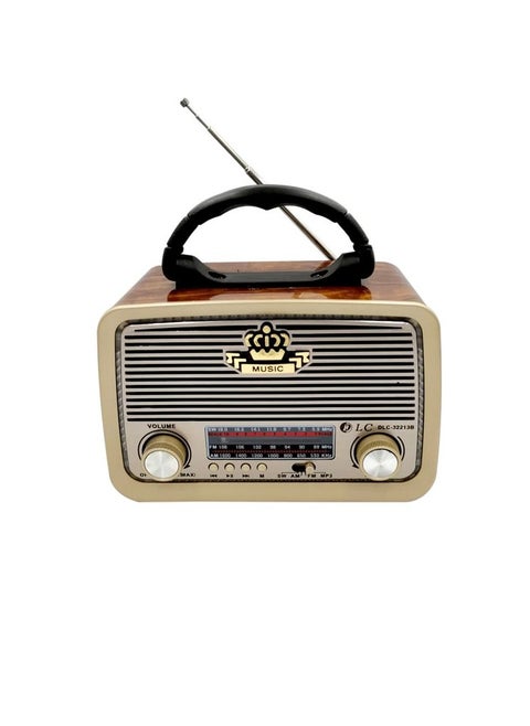 DLC Original Classic Rechargeable Portable Wireless Bluetooth Speaker DLC-32213B