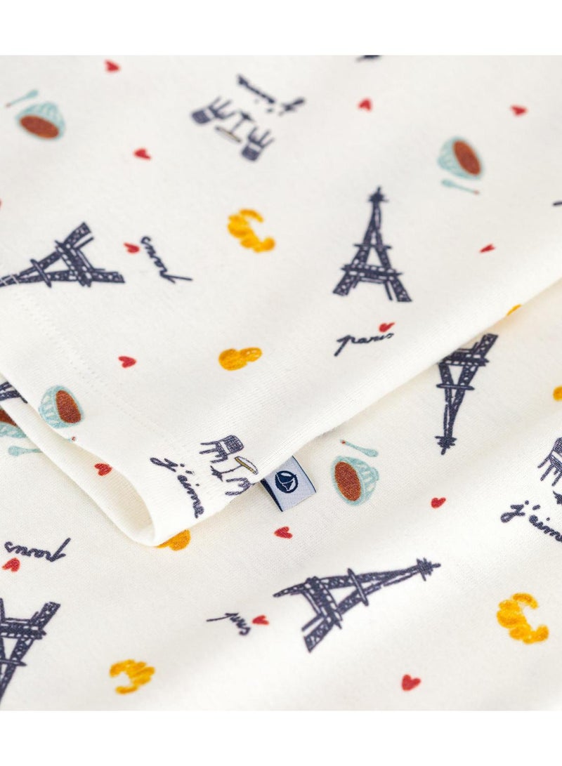Petit Bateau Children's Paris print cotton pyjamas - Image 4