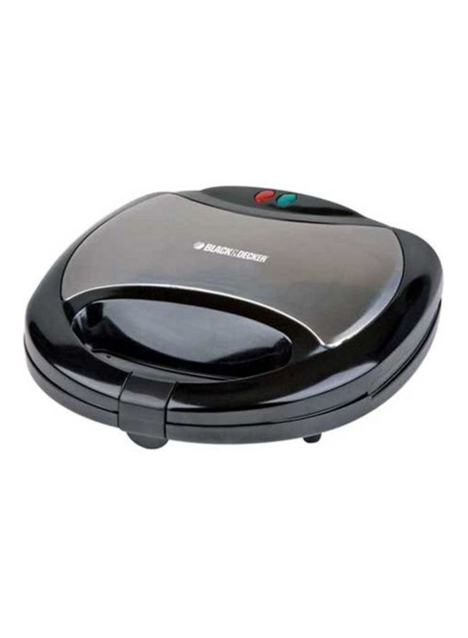 BLACK+DECKER 2 Slice Sandwich Maker 750W 750 W TS2000-B5 Black - Image 1