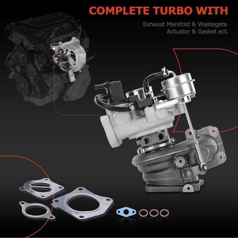 A-Premium Complete Turbocharger Kit for Chevrolet, Cadillac, Buick, and GMC Models - Image 2