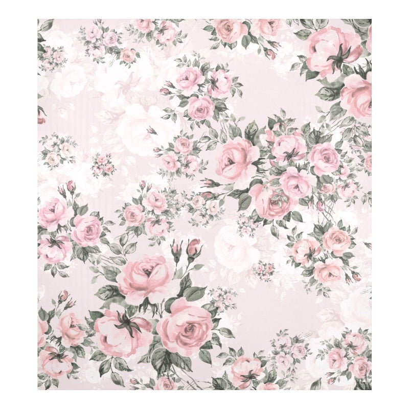 BOENLE Floral Pink Roses Bouquets Dishwasher Magnet Cover Sticker Magnetic Refrigerator Panel Front Door Fridge Microwave Decal Decorative Vinyl - Image 1