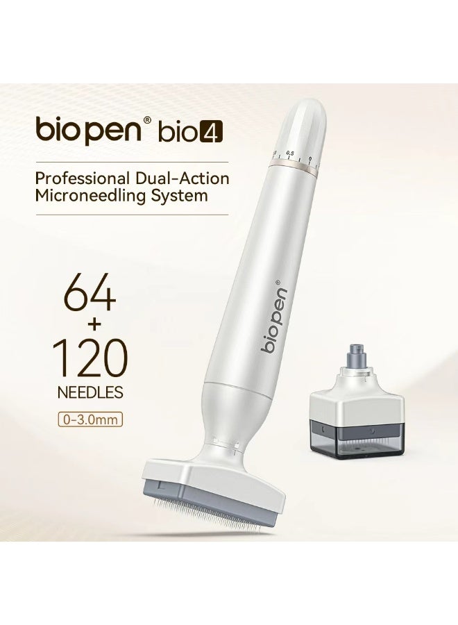 Bio Adjustable Microneedle Stamping Skin Pen, 64-120 Needle Replacement, Needle Size 0-3.0mm, Suitable for Facial, Scalp, Beard, and Body Care - Image 1
