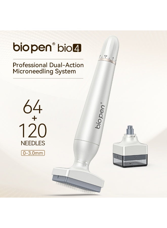 bio pen Adjustable Microneedle Stamping Skin Pen, 64-120 Needle Replacement, Needle Size 0-3.0mm, Suitable for Facial, Scalp, Beard, and Body Care - Image 2
