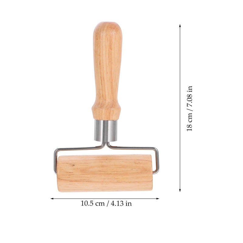 Large Wooden Rolling Pin for Baking Pizza Pastry Fondant Non Stick Dough Roller - Image 3