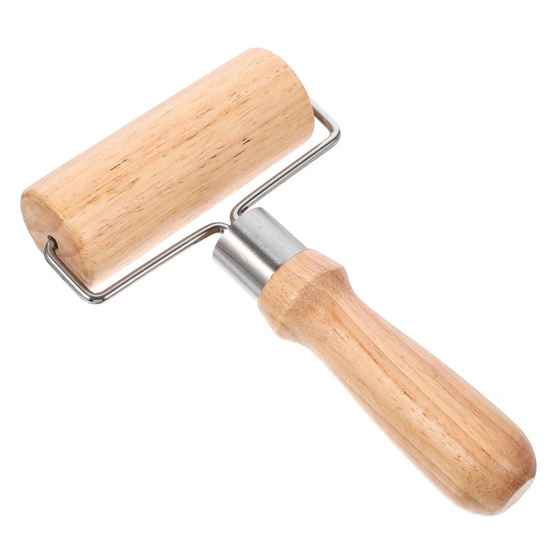Large Wooden Rolling Pin for Baking Pizza Pastry Fondant Non Stick Dough Roller - Image 2