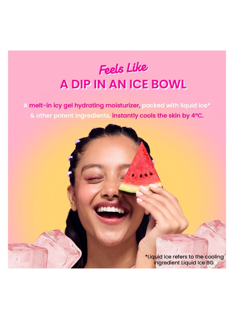 Dot & Key Watermelon Cooling Icy Gel Moisturizer | Instantly Cools Skin, Hyaluronic & Niacinamide | Controls Excess Oil, Boosts Radianc | Refreshes & Soothes Skin, Non-sticky & Non-greasy | 60g - Image 2