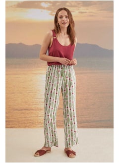 women'secret Ethnic print long pants  - Image 1