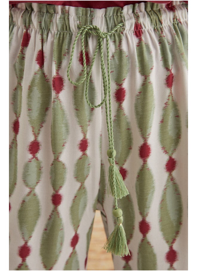 women'secret - Ethnic print long pants - Image 1