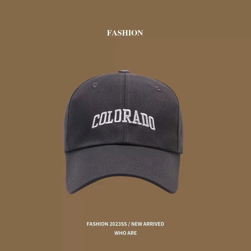 2025 New Oversized Baseball Cap with Embroidery, Sun Protection, and Face-Slimming Design - Versatile Lettered Snapback for Men & Women