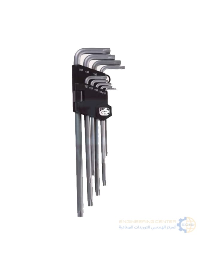 KWG T10 - T50 Taiwan 9-Piece Star Socket Set (Hollow)
