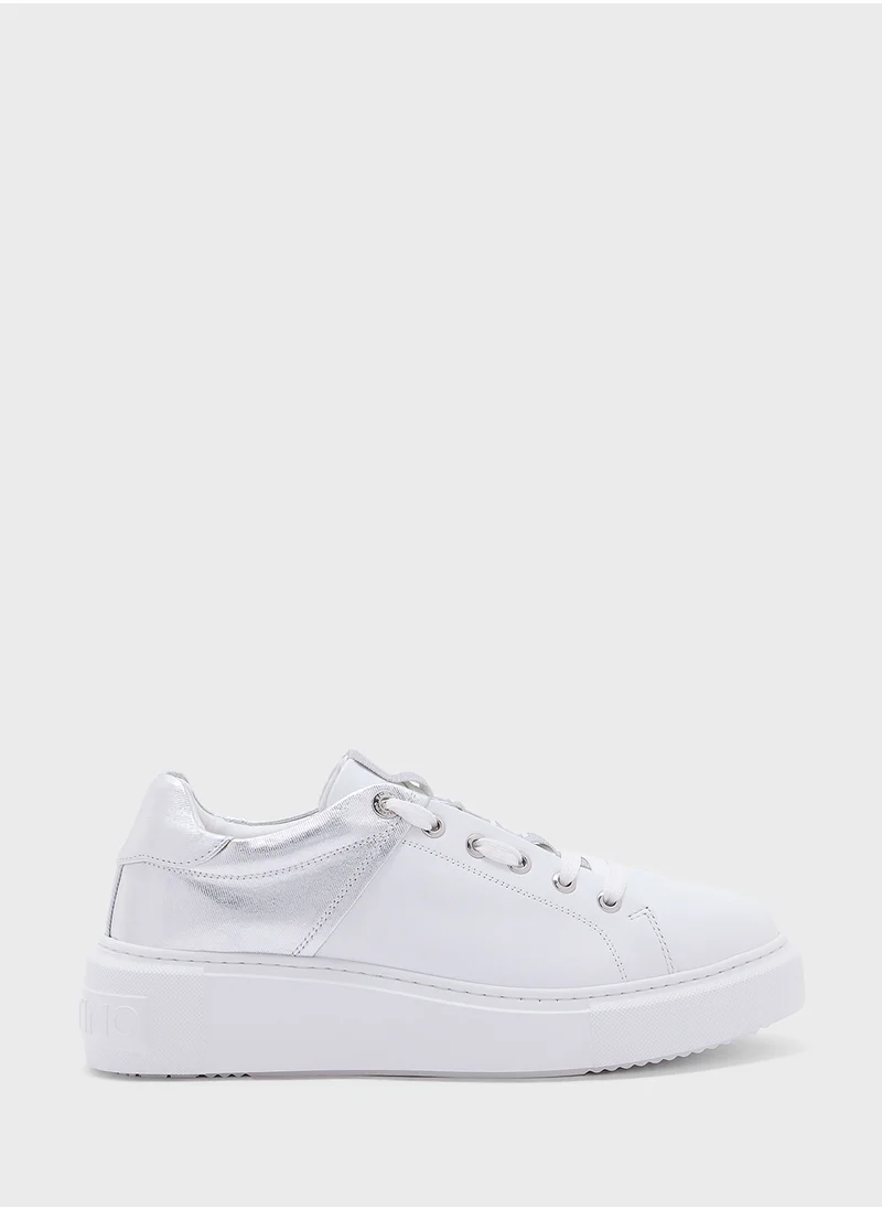 VALENTINO BY MARIO VALENTINO Lace Up Low Top Sneakers