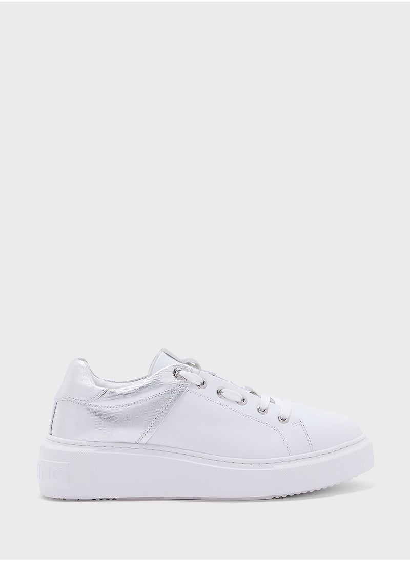 VALENTINO BY MARIO VALENTINO - Lace Up Low Top Sneakers - Image 1