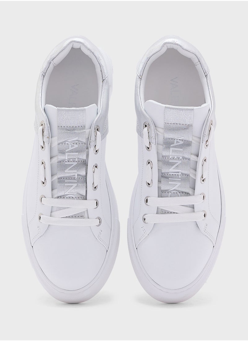VALENTINO BY MARIO VALENTINO - Lace Up Low Top Sneakers - Image 1