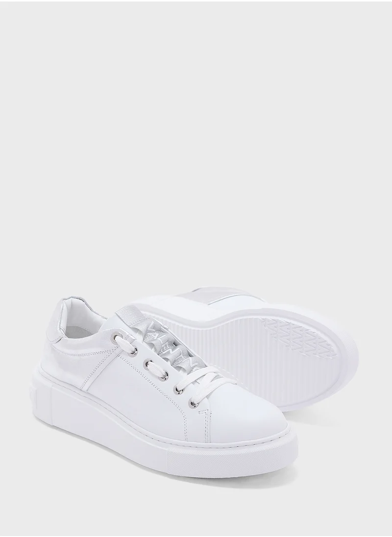 VALENTINO BY MARIO VALENTINO Lace Up Low Top Sneakers