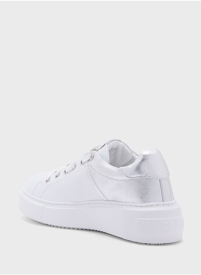VALENTINO BY MARIO VALENTINO - Lace Up Low Top Sneakers - Image 1