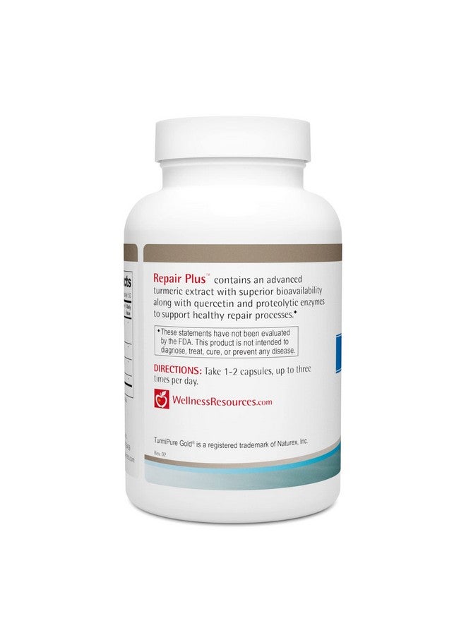 Wellness Resources Repair Plus With Quercetin Bromelain Turmipure Gold® Curcumin Papain For Repair And Inflammation - Image 3