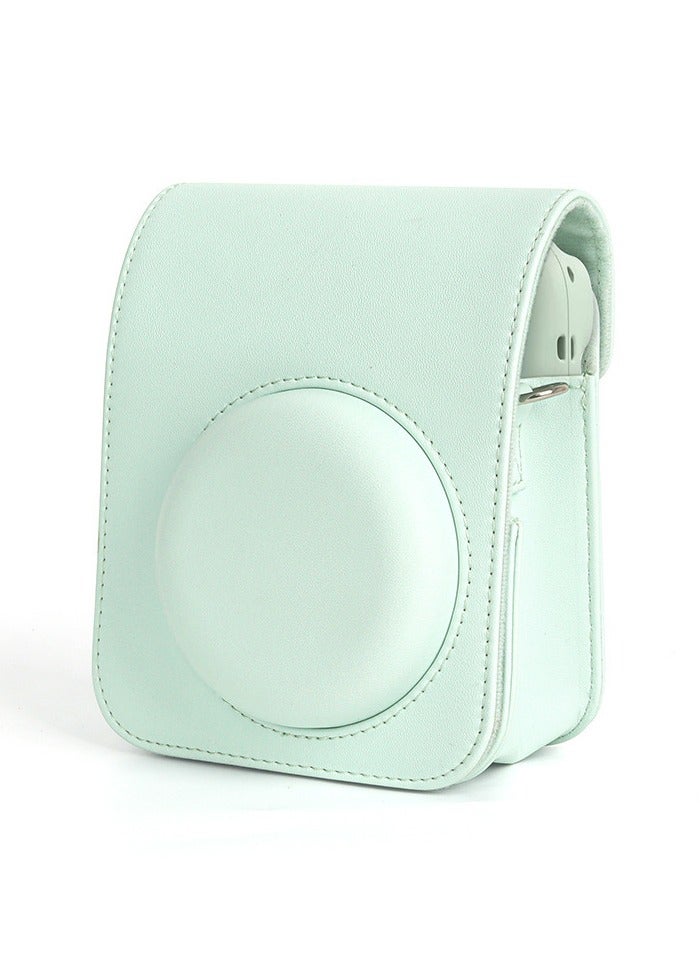 Suitable for Fujifilm mini12 solid color Polaroid camera bag protective case PU camera bag camera storage bag accessories - Image 2