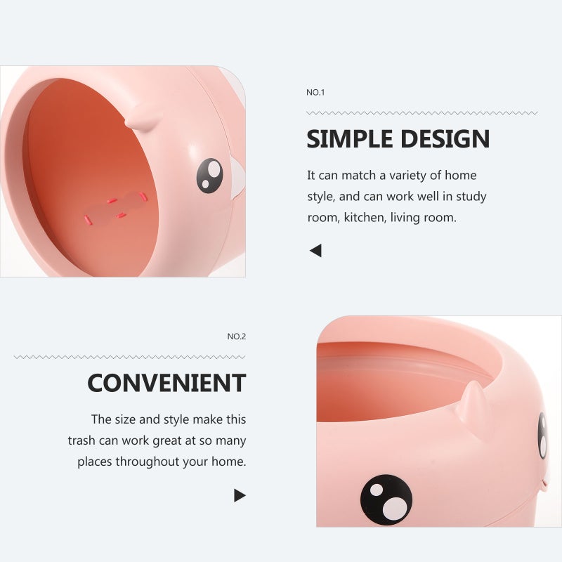 Kids Room Trash Bin Cartoon Rubbish Bin Lidless Rubbish Bin - Image 4