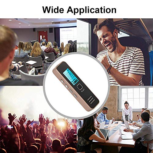 MatLogix Digital Voice Recorder MP3 Player LCD Screen Audio Recording Rechargeable - Image 4