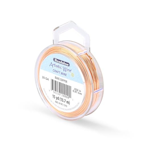 Artistic Wire, 20 Gauge Uncoated Bare Copper Copper Craft Wire, 15 yd - Image 1