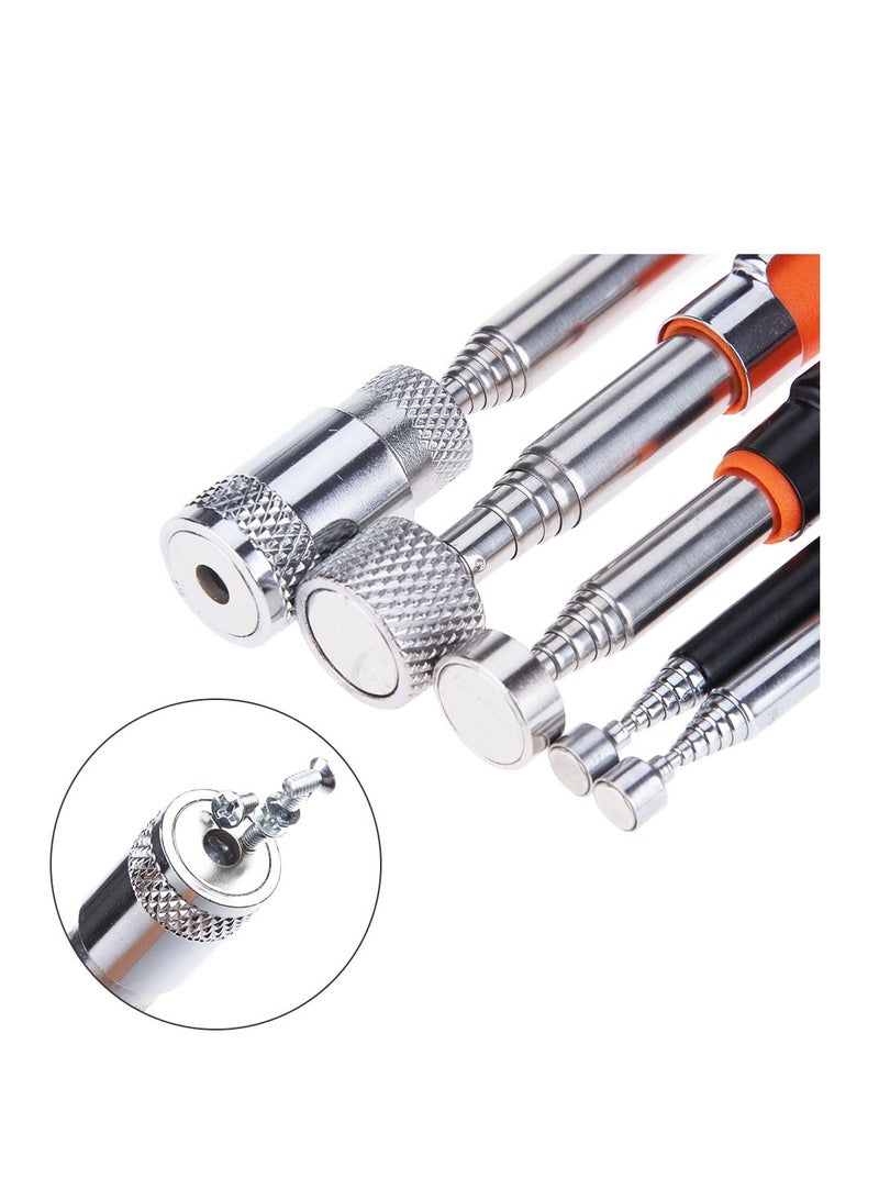 AROAQ Telescoping Magnetic Pickup Tools, Extendable Grabber Mechanic Tools, Mini Portable Telescopic Magnetic Magnet Pen For Picking Up Nut Bolt Extendable Pickup Rod Stick, ( Black 1 LB Flexible ) - Image 4