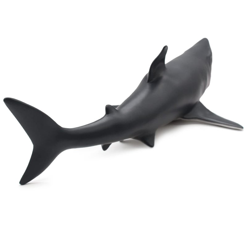 SmilerSmile Simulated Ocean Big Animal, One pc 15Inch Soft Filled Rubber Sea Educational Toys (Great White Shark) - Image 5