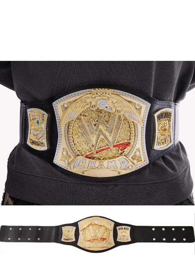 WWE Wrestling Championship Spinner Belt for Kids Multicolor Plastic Winner Belt Durable Kids Sports Award Gift - Image 1