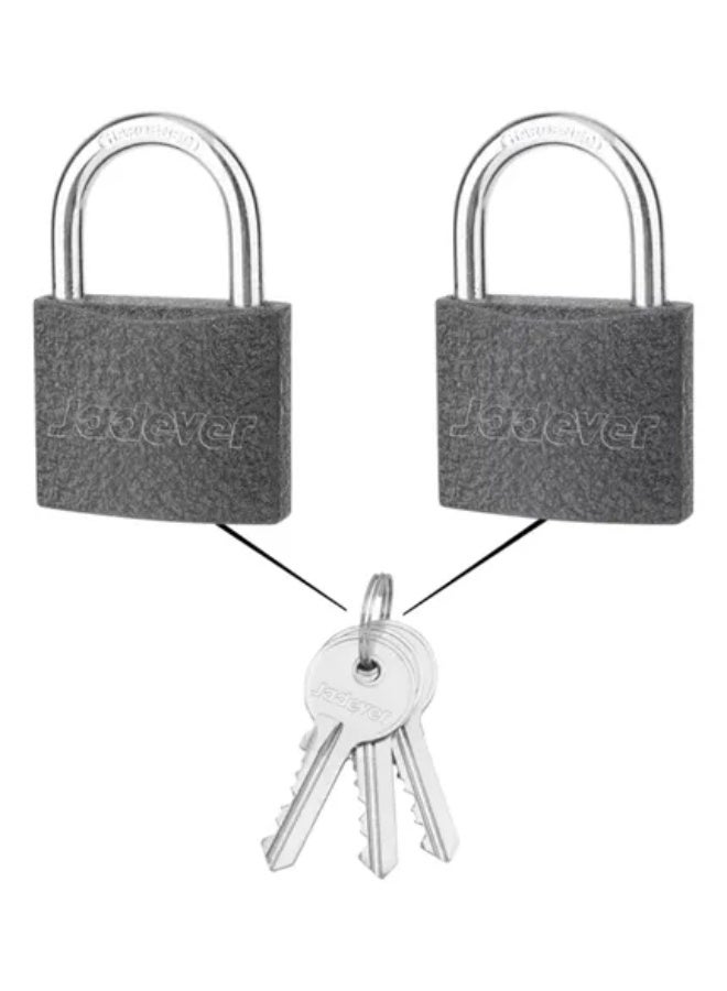 jadever2Pcs keyalike Iron
padlock set JDPD5442 - Image 3