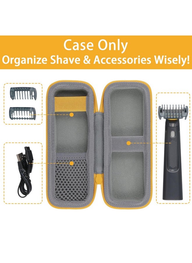 Aenllosi Hard Case Compatible With Microtouch Solo Titanium, Microtouch Beard & Body Razor Organizer (Case Only)  - Image 5