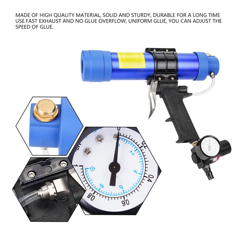 Pneumatic Glue Gun For 310ml Cartridges 28x21x7cm - Image 4