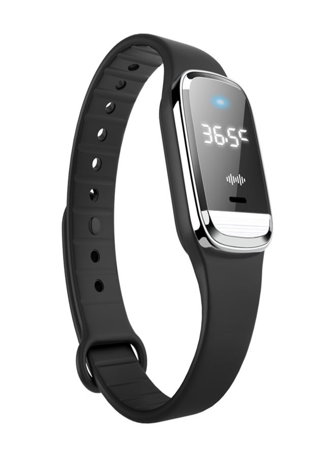 Ultrasonic Mosquito Repellent Watch LED Clock & Thermometer ℃/℉ Switchable Skin-friendly Black - Image 1
