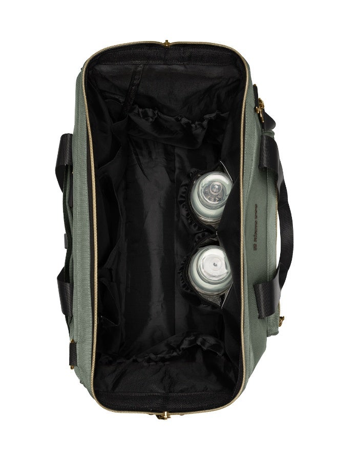 KIKKABOO حقيبة ماما ماكسي باللون الأخضر العسكري 2025 - Image 4