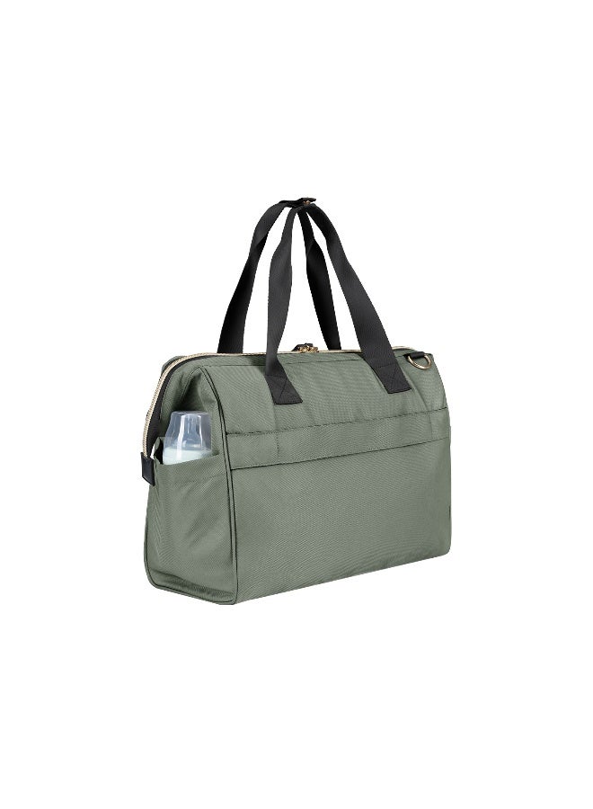 KIKKABOO حقيبة ماما ماكسي باللون الأخضر العسكري 2025 - Image 3