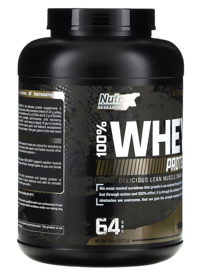 Nutrex Research 100% بروتين مصل اللبن الفاخر شوكولاتة 5 رطل (2272 جرام) - Image 2