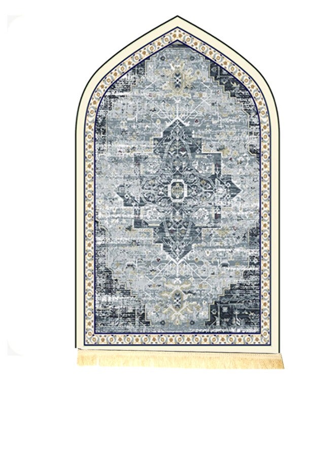JCB CHIC Muslim Prayer Rug Islamic Mat,70 * 120 cm Fringe Prayer MatMuslim Gift for Women Men,Soft Islamic Prayer Rug,Prayer Carpet Mat,Soft Mat Islam Gifts Set,Cotton Fabric L2526 - Image 1