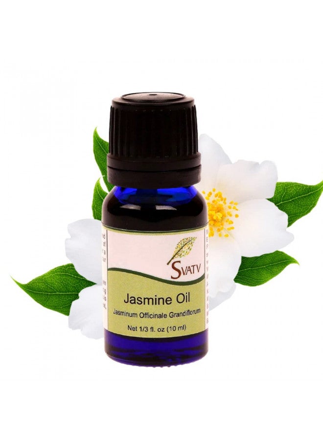 SVATV SVATV Jasmine Essential Oil Therapeutic Grade Aromatherapy Oils Fragrance Oil for Diffuser Yoga Massage & DIY Personal Care 10 ml - Image 1