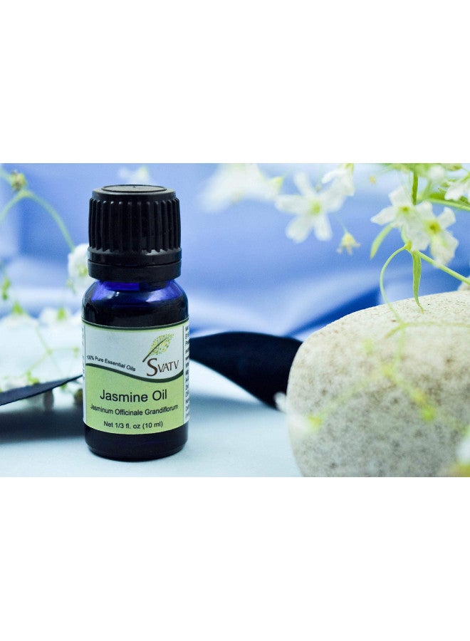 SVATV SVATV Jasmine Essential Oil Therapeutic Grade Aromatherapy Oils Fragrance Oil for Diffuser Yoga Massage & DIY Personal Care 10 ml - Image 2