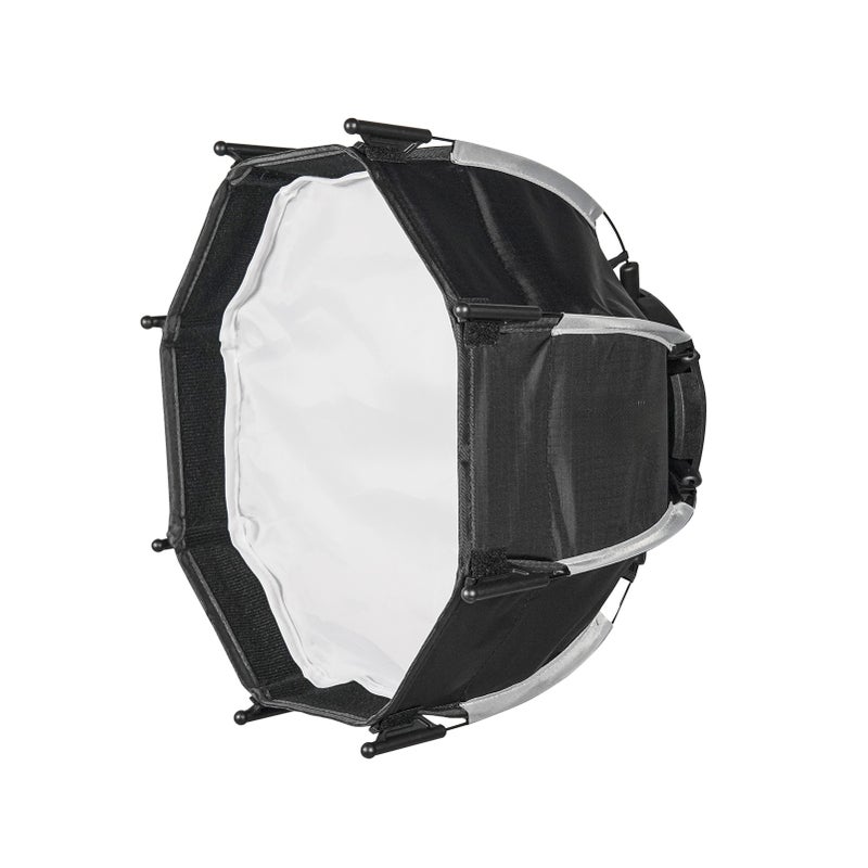 YONGNUO mini-D30 30cm/ 11.8in Mini Octagonal Softbox with Removeable Diffuser Cloth Honeycomb Grid Storage Bag Compatible with YONGNUO YN150S/ YN150/ YN150Li LED Video Light - Image 1
