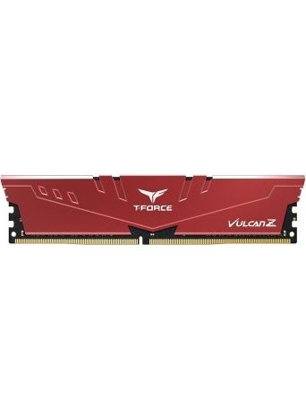TEAM - T-Force Vulcan Z Red (16GBX1) 16GB 3200MHz DDR4 Ram TLZRD416G3200HC16F01 - Image 1