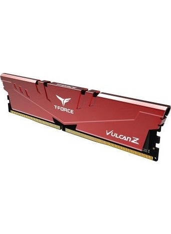 TEAM - T-Force Vulcan Z Red (16GBX1) 16GB 3200MHz DDR4 Ram TLZRD416G3200HC16F01 - Image 1