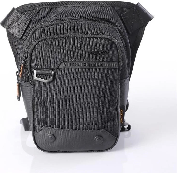 S-Invalid Brand Name 31257 Motorcycle Waist Leg Bag Black