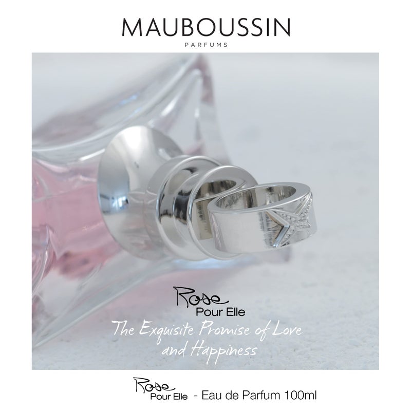 Mauboussin - Rose Pour Elle 100ml (3.3 Fl Oz) - Eau de Parfum for Women - Floral, Fruity & Fresh Scents - Image 2