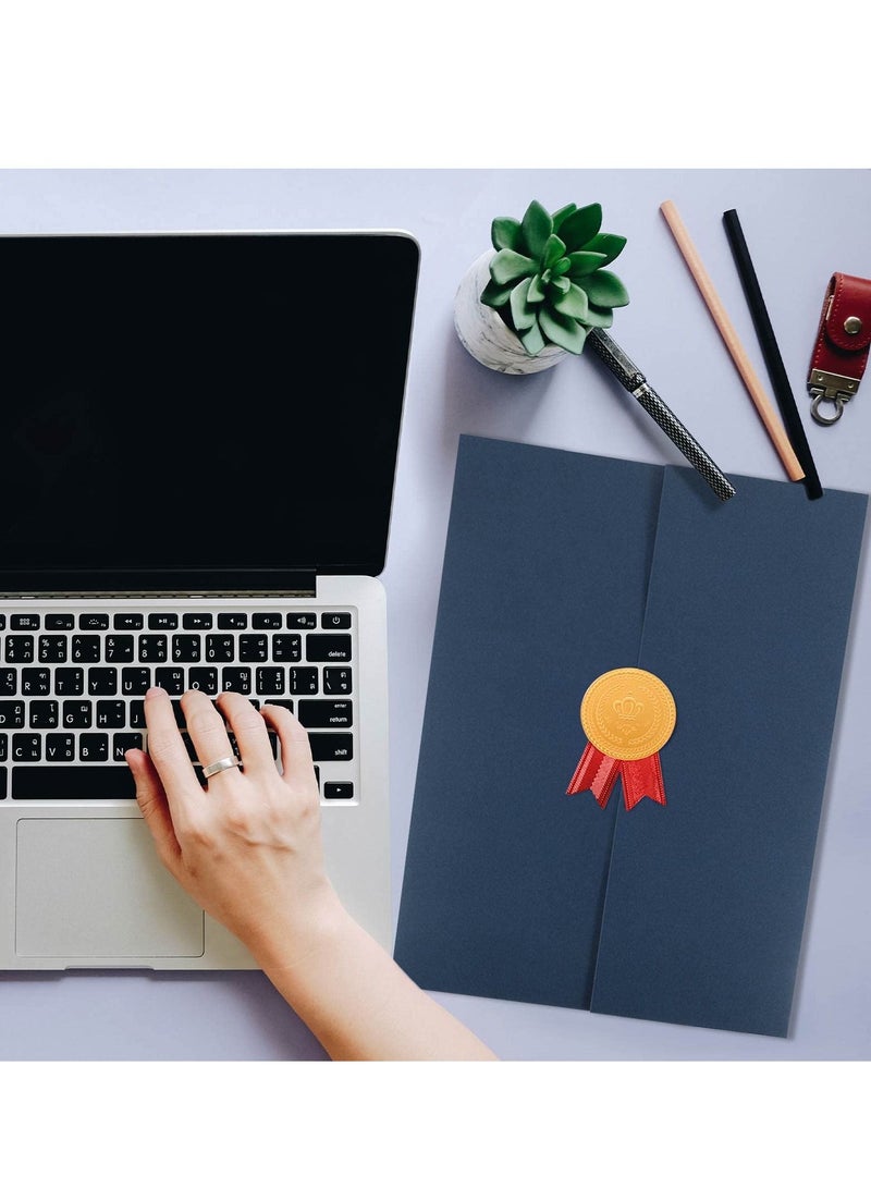 NIBEMINENT Certificate Holders 12 Pack Navy Blue for Award Diploma Holder Paper with Medal Covers Graduation Awards - Image 4