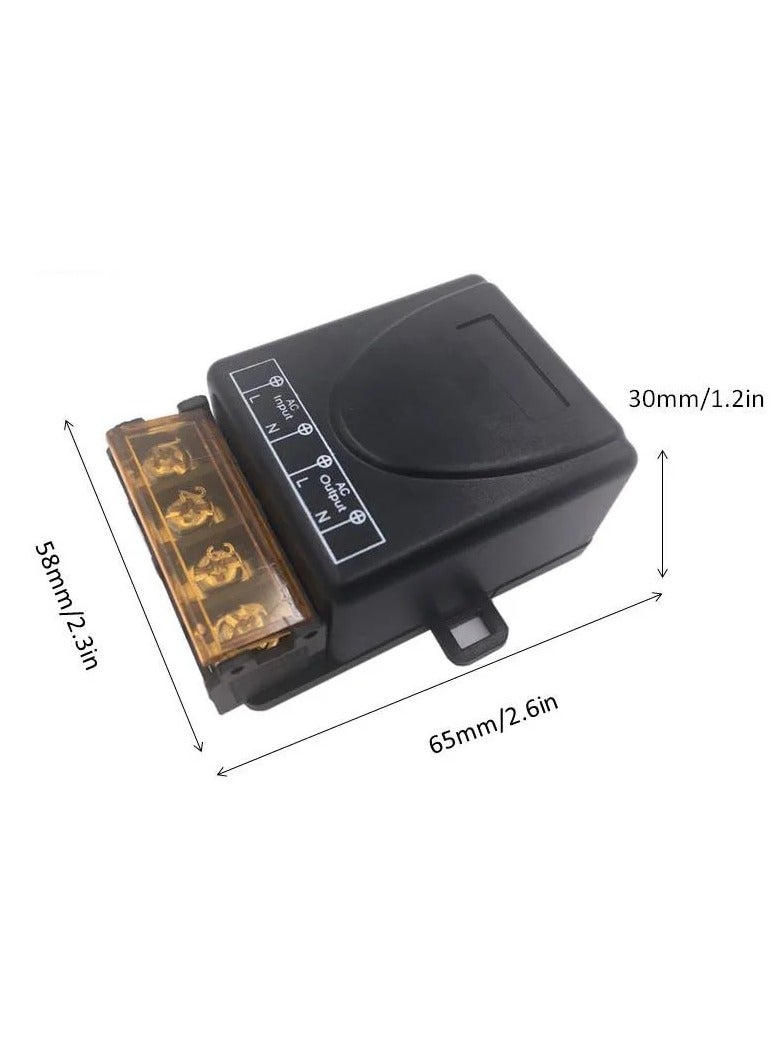 433MHz Universal Remote Control Switch AC 110V 220V 30A 1CH rf Relay Receiver and Transmitter for Electric appliance On/Off - Image 3