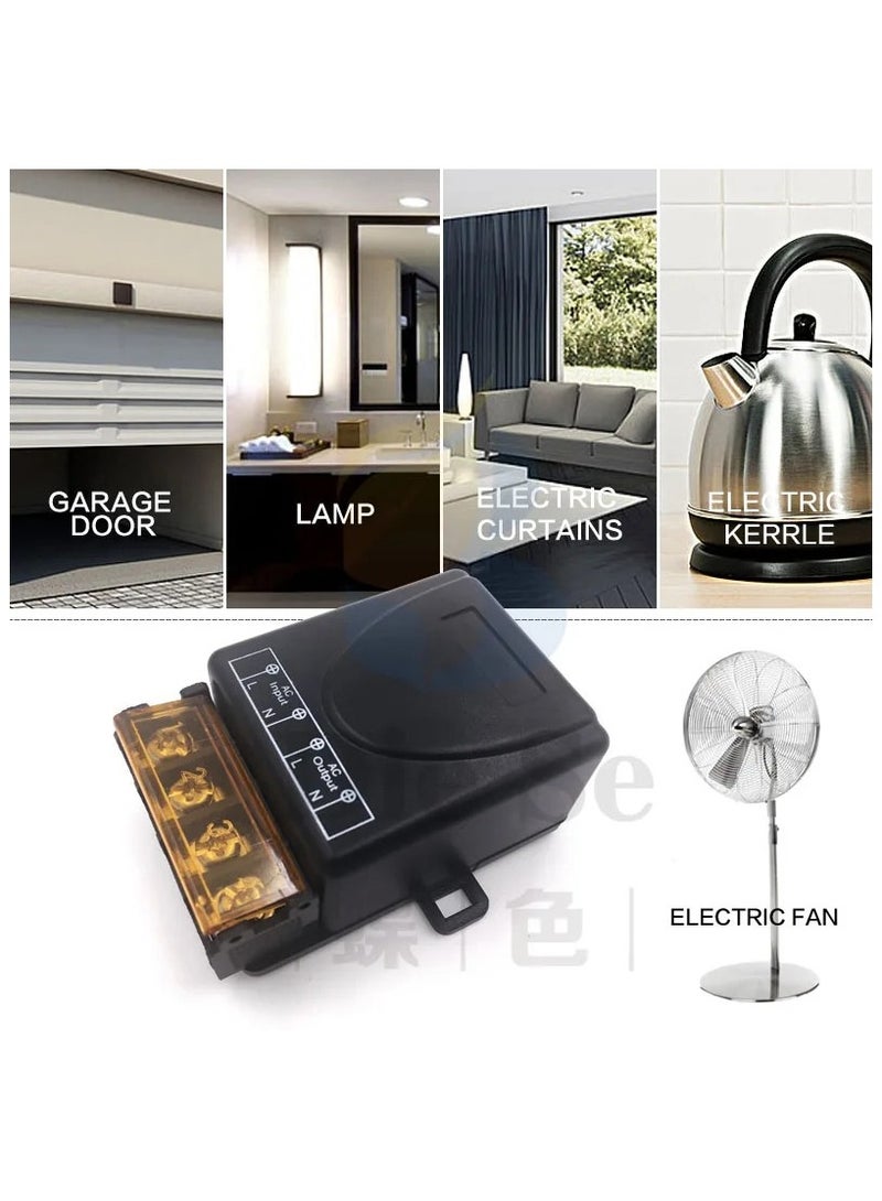433MHz Universal Remote Control Switch AC 110V 220V 30A 1CH rf Relay Receiver and Transmitter for Electric appliance On/Off - Image 2