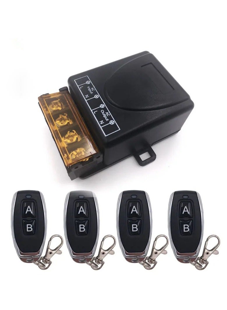 433MHz Universal Remote Control Switch AC 110V 220V 30A 1CH rf Relay Receiver and Transmitter for Electric appliance On/Off - Image 1