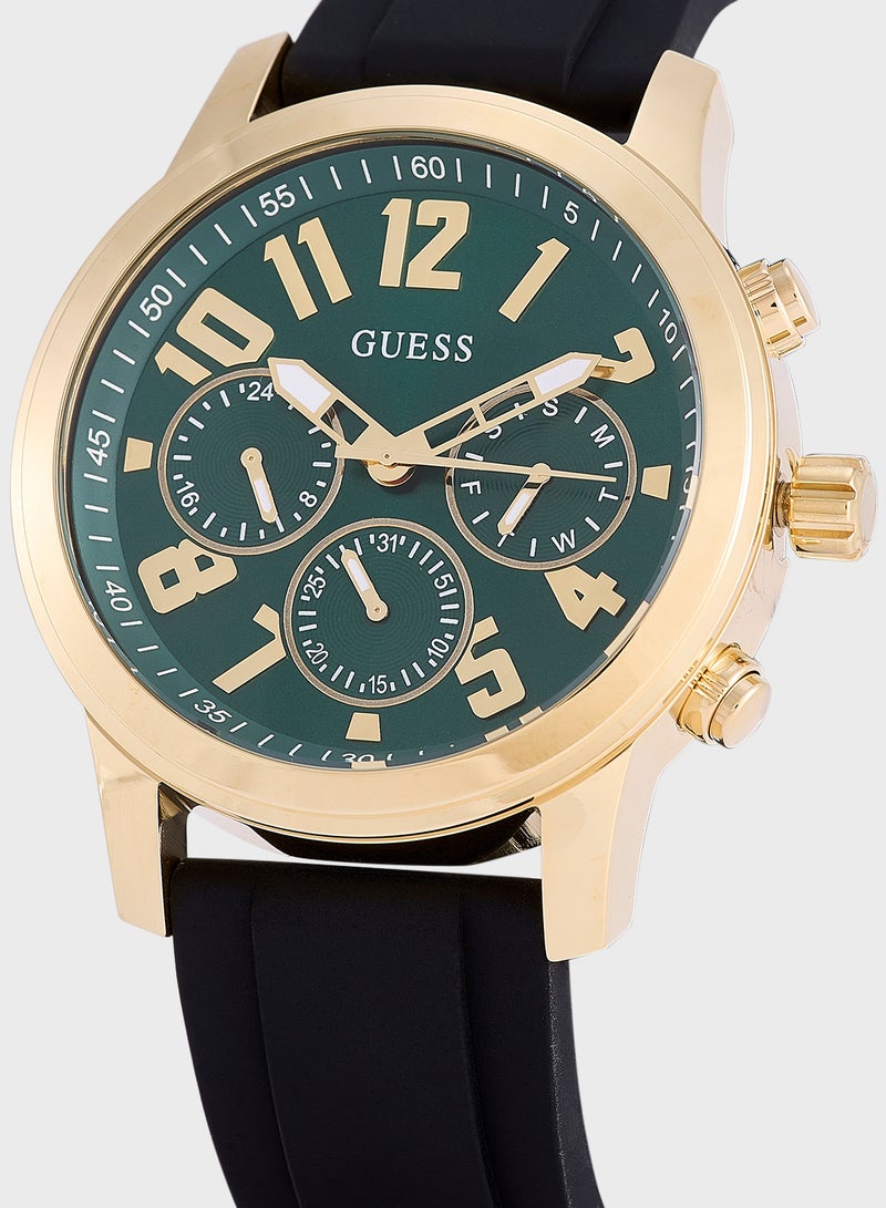 GUESS Parker Leather Strap Analog Watch  - Image 2
