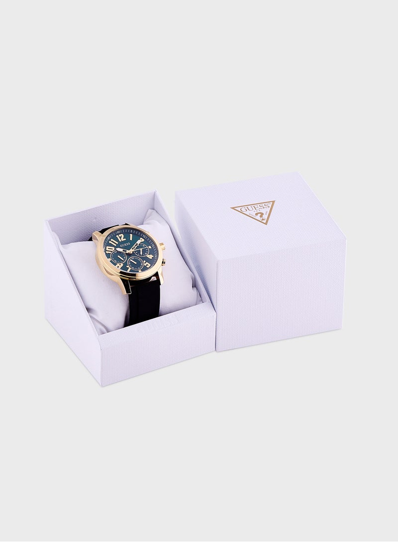 GUESS Parker Leather Strap Analog Watch  - Image 5