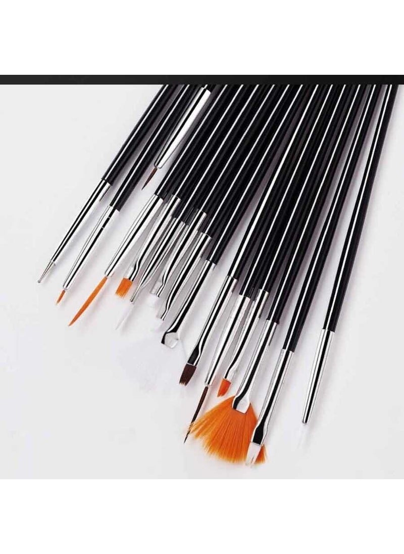 Epinox Pastry Pastry Brush Set 15 Pieces (Pfs-15) - V  - Image 3