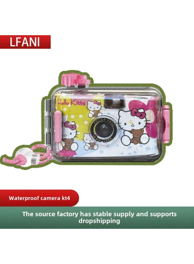 KT1 Fool Sport Non Disposable Film Camera Retro Film Student Children Camera-Color:KT1  - Image 2